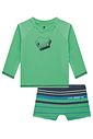 Conjunto de camiseta e sunga em malha uv dry com proteção UV50+ 99554 Johnny Fox Teen Menino Conjunto de camiseta e sunga em malha uv dry com proteção UV50+ 99554 Johnny Fox Teen Menino