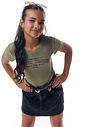 Blusa em canelado luna de viscose 98029 Vic Teen Menina Blusa em canelado luna de viscose 98029 Vic Teen Menina