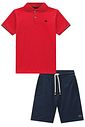 Conjunto de camisa polo em piquet com elastano e bermuda em sarja girassol com elastano 98821 Johnny Fox Teen Menino Conjunto de camisa polo em piquet com elastano e bermuda em sarja girassol com elastano 98821 Johnny Fox Teen Menino