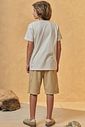 Conjunto de camiseta em meia malha e bermuda em sarja strech com elastano 93017 Johnny Fox Teen Menino Conjunto de camiseta em meia malha e bermuda em sarja strech com elastano 93017 Johnny Fox Teen Menino