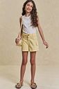 Shorts em sarja com elastano 94606 Lilimoon Teen Menina Shorts em sarja com elastano 94606 Lilimoon Teen Menina