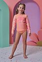 Trio de blusa e biquíni em malha UV dry com proteção UV 50+ 96610 Infanti Infantil Menina Trio de blusa e biquíni em malha UV dry com proteção UV 50+ 96610 Infanti Infantil Menina