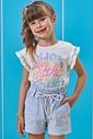 Blusa em meia malha 95995 Kukiê Infantil Menina Blusa em meia malha 95995 Kukiê Infantil Menina