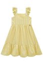 Vestido em blend de linho bordado 98108 Infanti Infantil Menina Vestido em blend de linho bordado 98108 Infanti Infantil Menina