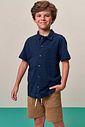 Camisa em malha textura 98428 LucBoo Infantil Menino Camisa em malha textura 98428 LucBoo Infantil Menino