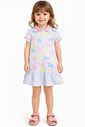 Vestido em piquet com elastano 94958 Kukiê Infantil Menina
