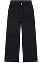 Calça wide leg em sarja com elastano 94409 Lilimoon Teen Menina Calça wide leg em sarja com elastano 94409 Lilimoon Teen Menina