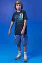 Camiseta em meia malha 94278 Johnny Fox Teen Menino Camiseta em meia malha 94278 Johnny Fox Teen Menino