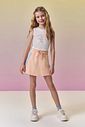 Conjunto de regata em cotton e short saia em moletom sem pelúcia 96861 Vic Teen Menina Conjunto de regata em cotton e short saia em moletom sem pelúcia 96861 Vic Teen Menina