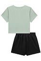 Conjunto de blusa em meia malha e short saia em molevisco 98803 Lilimoon Teen Menina Conjunto de blusa em meia malha e short saia em molevisco 98803 Lilimoon Teen Menina