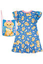 Vestido em molecotton (acompanha mochila) 96694 Kukiê Infantil Menina Vestido em molecotton (acompanha mochila) 96694 Kukiê Infantil Menina