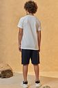 Bermuda em linho santorine com elastano 95121 Johnny Fox Teen Menino Bermuda em linho santorine com elastano 95121 Johnny Fox Teen Menino