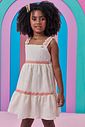 Vestido em malha laise 99432 Kukiê Infantil Menina Vestido em malha laise 99432 Kukiê Infantil Menina