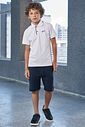 Camisa polo em piquet com elastano 97859 Johnny Fox Teen Menino Camisa polo em piquet com elastano 97859 Johnny Fox Teen Menino