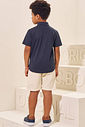 Conjunto de camisa em piquet com elastano e bermuda em sarja com elastano 97052 LucBoo Infantil Menino Conjunto de camisa em piquet com elastano e bermuda em sarja com elastano 97052 LucBoo Infantil Menino