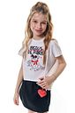 Conjunto de blusa em cotton e short saia em alfaiataria tecno cargo 95943 Vic Teen Menina Conjunto de blusa em cotton e short saia em alfaiataria tecno cargo 95943 Vic Teen Menina