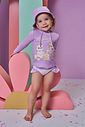 Conjunto de blusa e calcinha em malha UV dry com proteção UV 50+ 95584 Infanti Infantil Menina Conjunto de blusa e calcinha em malha UV dry com proteção UV 50+ 95584 Infanti Infantil Menina