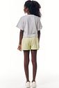 Conjunto de blusa em meia malha e short saia em moletom sem pelúcia 92681 Lilimoon Teen Menina Conjunto de blusa em meia malha e short saia em moletom sem pelúcia 92681 Lilimoon Teen Menina