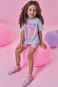 Camiseta em meia malha 98788 Kukiê Infantil Menina Camiseta em meia malha 98788 Kukiê Infantil Menina