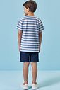 Conjunto de camiseta em malha brizza e bermuda em sarja girassol com elastano 96002 LucBoo Infantil Menino Conjunto de camiseta em malha brizza e bermuda em sarja girassol com elastano 96002 LucBoo Infantil Menino