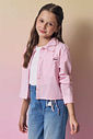 Camisa em tricoline fio tinto com elastano 94580 Vic Teen Menina Camisa em tricoline fio tinto com elastano 94580 Vic Teen Menina