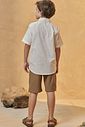 Conjunto de camisa em verano chambray e bermuda em cotton jeans com elastano 96723 Johnny Fox Teen Menino Conjunto de camisa em verano chambray e bermuda em cotton jeans com elastano 96723 Johnny Fox Teen Menino