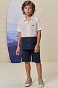 Conjunto de camisa em linho verano e bermuda em linho santorine com elastano 99318 LucBoo Infantil Menino Conjunto de camisa em linho verano e bermuda em linho santorine com elastano 99318 LucBoo Infantil Menino
