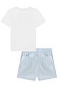 Conjunto de camiseta comfy em meia malha e shorts em sarja com elastano 96303 Lilimoon Teen Menina Conjunto de camiseta comfy em meia malha e shorts em sarja com elastano 96303 Lilimoon Teen Menina