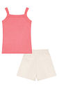 Conjunto de regata em canelado liz e short saia em sarja com elastano 95078 Kukiê Infantil Menina Conjunto de regata em canelado liz e short saia em sarja com elastano 95078 Kukiê Infantil Menina