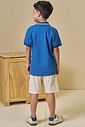 Conjunto de camisa polo em piquet com elastano e bermuda em linho santorine com elastano 94568 LucBoo Infantil Menino Conjunto de camisa polo em piquet com elastano e bermuda em linho santorine com elastano 94568 LucBoo Infantil Menino