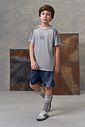 Conjunto de camiseta em malha dry yuki e bermuda em nylon ergonomic com elastano 96067 Johnny Fox Teen Menino Conjunto de camiseta em malha dry yuki e bermuda em nylon ergonomic com elastano 96067 Johnny Fox Teen Menino