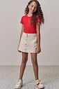 short saia em sarja com elastano 98206 Lilimoon Teen Menina
