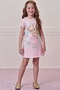 Vestido em molecotton 97935 Infanti Infantil Menina Vestido em molecotton 97935 Infanti Infantil Menina