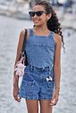 Conjunto de regata e shorts em jeans wishita 98996 Lilimoon Teen Menina