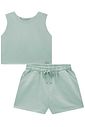 Conjunto de blusa e shorts em alfaiataria brunello 95923 Lilimoon Teen Menina