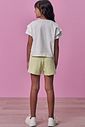 Conjunto de blusa em meia malha e shorts em moletom sem pelúcia 98499 Vic Teen Menina Conjunto de blusa em meia malha e shorts em moletom sem pelúcia 98499 Vic Teen Menina