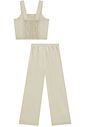 Conjunto de regata e calça em alfaiataria brunello 95937 Lilimoon Teen Menina Conjunto de regata e calça em alfaiataria brunello 95937 Lilimoon Teen Menina