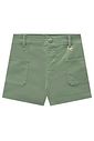 Shorts em sarja com elastano 94609 Vic Teen Menina Shorts em sarja com elastano 94609 Vic Teen Menina