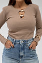 BLUSA CANELADA MANGA LONGA CARLY
