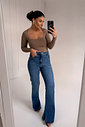 CALÇA JEANS POWER BOOT CUT MARTINA NIAH