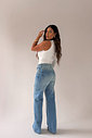CALÇA JEANS RETA ALANA MYFT