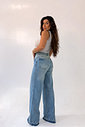 CALÇA JEANS WIDE LEG ANDRESSA MY CALÇA JEANS WIDE LEG ANDRESSA MY