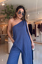 BLUSA OMBRO UNICO ALONGADA EM LINHO LUCIANE BLUSA OMBRO UNICO ALONGADA EM LINHO LUCIANE