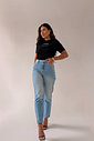 CALÇA JEANS MOM PATRICIA MY FAVORITE CALÇA JEANS MOM PATRICIA MY FAVORITE