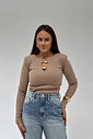 BLUSA CANELADA MANGA LONGA CARLY