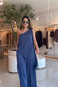 BLUSA OMBRO UNICO ALONGADA EM LINHO LUCIANE