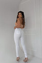 CALÇA JEANS SKINNY POWER BRANCA NIAH CALÇA JEANS SKINNY POWER BRANCA NIAH