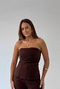 BLUSA CORSET COURO LUIZE LPE BLUSA CORSET COURO LUIZE LPE