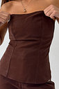 BLUSA CORSET COURO LUIZE LPE BLUSA CORSET COURO LUIZE LPE