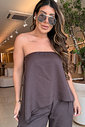 BLUSA AMPLA ASSIMÉTRICA SILVIA BLUSA AMPLA ASSIMÉTRICA SILVIA